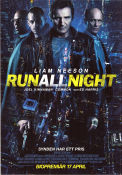 Run All Night 2015 movie poster Liam Neeson Ed Harris Joel Kinnaman Jaume Collet-Serra