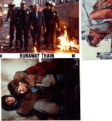 Runaway Train 1985 lobby card set Jon Voight Eric Roberts Rebecca de Mornay Andrey Konchalovskiy Trains