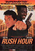 Rush Hour 1998 movie poster Jackie Chan Chris Tucker Ken Leung Brett Ratner Guns weapons