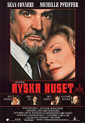 The Russia House 1990 movie poster Sean Connery Michelle Pfeiffer Roy Scheider Fred Schepisi