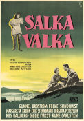 Salka Valka 1954 movie poster Gunnel Broström Folke Sundquist Margaretha Krook Arne Mattsson