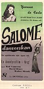 Salome Where She Danced 1945 poster Yvonne De Carlo Charles Lamont