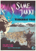 Last of the Nomads 1957 movie poster Karen Anna Logje Klemet Veimel Matti Mikkel Sara Per Höst Mountains Norway Documentaries