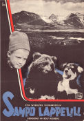 Sampo Lappelill 1949 movie poster Leif Bexelius Sara Bexelius Torkel Larsson Rolf Husberg Dogs Mountains