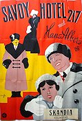 Savoy Hotel 217 1937 movie poster Hans Albers Art Deco