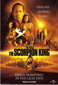 The Scorpion King VHS 2001 video poster Dwayne Johnson Chuck Russell