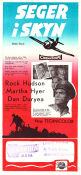 Battle Hymn 1957 movie poster Rock Hudson Martha Hyer Dan Duryea Douglas Sirk Planes