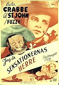 Fuzzy Settles Down 1944 movie poster Buster Crabbe Al St John