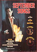 September Songs 1994 movie poster Nick Cave Kurt Weill Elvis Costello Larry Weinstein Rock and pop