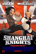 Shanghai Knights 2002 movie poster Jackie Chan Owen Wilson