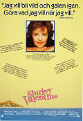 Shirley Valentine 1989 movie poster Pauline Collins Tom Conti Lewis Gilbert
