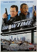 Showtime 2002 movie poster Robert De Niro Eddie Murphy Rene Russo Tom Dey Police and thieves