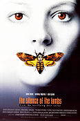 The Silence of the Lambs 1990 movie poster Anthony Hopkins Jodie Foster Scott Glenn Jonathan Demme Find more: Hannibal Lecter