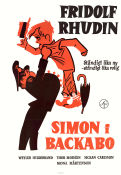 Simon i Backabo 1934 poster Fridolf Rhudin Gustaf Edgren