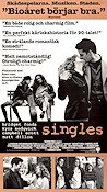 Singles 1992 movie poster Bridget Fonda Campbell Scott Matt Dillon Cameron Crowe Romance