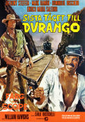 Un treno per Durango 1968 movie poster Anthony Steffen Mark Damon Dominique Boschero Mario Caiano Trains