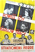 Libeled Lady 1937 movie poster William Powell Myrna Loy Jean Harlow Spencer Tracy