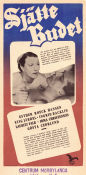 Sjätte budet 1947 movie poster Esther Roeck Hansen Ingrid Backlin Gösta Cederlund Stig Järrel