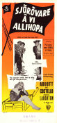 Meet Captain Kidd 1952 movie poster Abbott and Costello Bud Abbott Lou Costello Charles Laughton