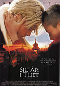 Seven Years in Tibet 1997 poster Brad Pitt Jean-Jacques Annaud