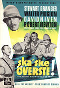Soldiers Three 1951 movie poster Stewart Granger Walter Pidgeon David Niven Tay Garnett War
