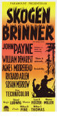 The Blazing Forest 1952 movie poster John Payne William Demarest Agnes Moorehead Edward Ludwig Fire