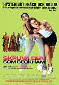 Bend it Like Beckham 2002 movie poster Keira Knightley Parminder Nagra Jonathan Rhys Meyers Gurinder Chadha Football soccer
