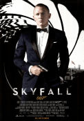 Skyfall 2012 movie poster Daniel Craig Javier Bardem Naomie Harris Sam Mendes