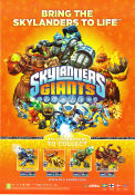 Skylanders: Giants 2011 movie poster Find more: Video Game Production: Activision