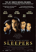 Sleepers 1996 movie poster Robert De Niro Dustin Hoffman Kevin Bacon Brad Pitt Barry Levinson
