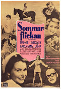 Schwedenmädel 1956 movie poster Maj-Britt Nilsson Karlheinz Böhm Alice Babs Håkan Bergström
