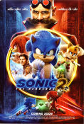 Sonic the Hedgehog 2 2022 movie poster James Marsden Jeff Fowler Animation