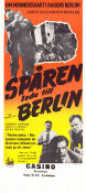 Die Spur führt nach Berlin 1952 movie poster Gordon Howard Irina Garden Kurt Meisel Frantisek Cap