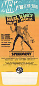 Speedway 1968 movie poster Elvis Presley Nancy Sinatra Bill Bixby Norman Taurog Dance