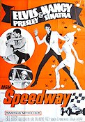 Speedway 1968 movie poster Elvis Presley Nancy Sinatra Bill Bixby Norman Taurog Dance