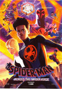Spider-Man: Across the Spider-Verse 2023 movie poster Shameik Moore Joaquim Dos Santos Animation Production: Marvel