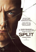Split 2016 movie poster James McAvoy Anya Taylor-Joy Haley Lu Richardson M Night Shyamalan