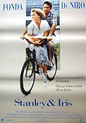 Stanley and Iris 1990 movie poster Jane Fonda Robert De Niro Swoosie Kurtz Martin Ritt Bikes