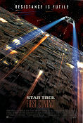 Star Trek: First Contact 1996 movie poster Patrick Stewart Brent Spiner Jonathan Frakes Find more: Star Trek Spaceships