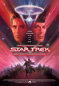 Star Trek V: the Final Frontier 1989 poster Leonard Nimoy William Shatner