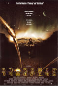 Starship Troopers 1997 movie poster Casper Van Dien Denise Richards Dina Meyer Paul Verhoeven Spaceships