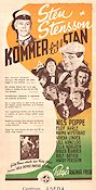 Sten Stensson kommer till stan 1945 movie poster Nils Poppe Elof Ahrle Naima Wifstrand Viveka Linder Ragnar Frisk Find more: Jitterbug Dance