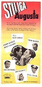 Stiliga Augusta 1947 movie poster Ingrid Backlin Bengt Logardt