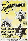 Man About Town 1939 movie poster Dorothy Lamour Jack Benny Edward Arnold