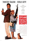 Stop or My Mom Will Shoot 1992 movie poster Sylvester Stallone Estelle Getty JoBeth Williams Roger Spottiswoode Guns weapons Dogs