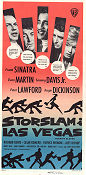 Ocean´s 11 1960 movie poster Frank Sinatra Dean Martin Sammy Davis Jr Peter Lawford Angie Dickinson Lewis Milestone