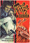 Rififi in Stockholm 1961 movie poster Gunnar Hellström Maude Adelson Tor Isedal Hasse Ekman