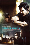 Street Kings 2008 movie poster Keanu Reeves Forest Whitaker Hugh Laurie Police and thieves