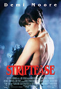 Striptease 1996 poster Demi Moore