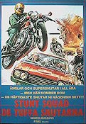 Stunt Squad 1978 movie poster Marcel Bozzuffi Cars and racing Motorcycles